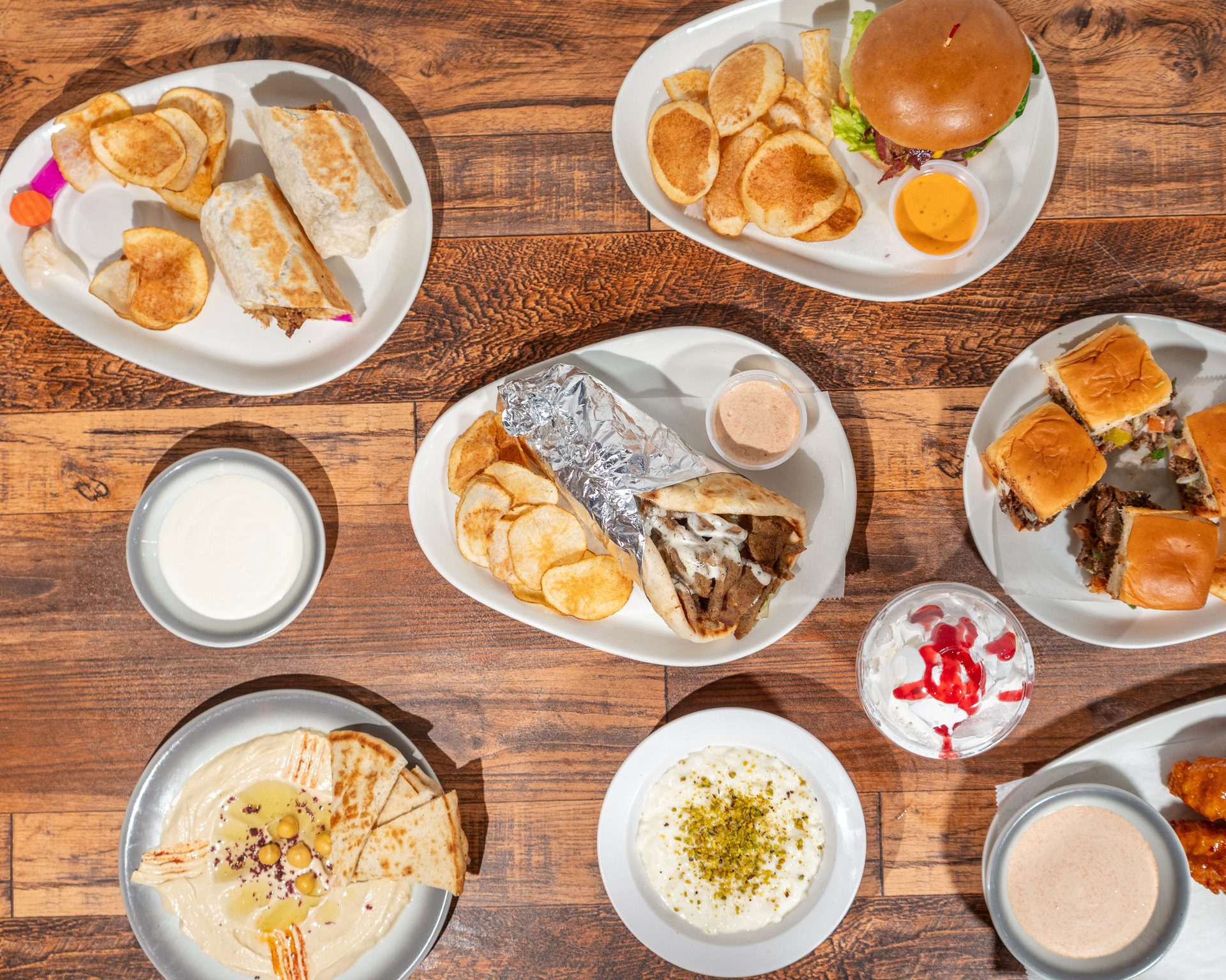 Wraps, platters, bowls — all halal