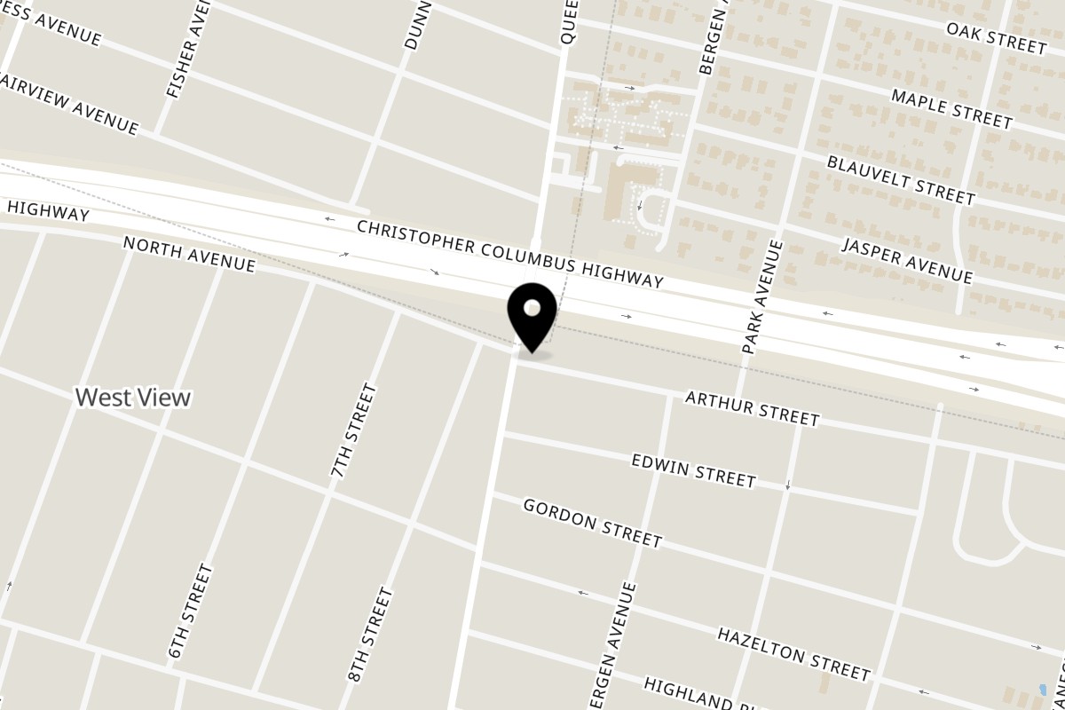 Map showing the location of Wrap & Roast on 419 Main St in Ridgefield Park